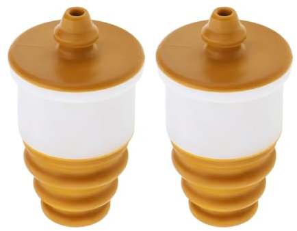 ECSiNG 2 Pièces Support de Butée de Choc Arrière Tampon d'amortisseur Arrière Bloc en Caoutchouc Support de Butée d'essieu Arrière 51811829 Butée de Jambe de Force Compatible avec FIAT 500