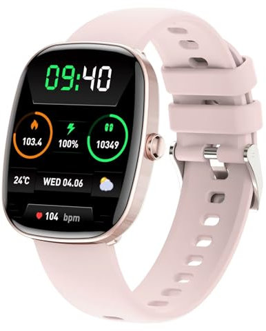 Fitnessuhr Damen Smartwatch mit Blutdruckmessung Klein Smart Watch Damenuhr Schrittzähler Uhr Herren Gesundheitsuhr Pulsuhr Fitness Tracker Fitnesstracker Sportuhren Telefonfunktion Laufuhr Outdoor