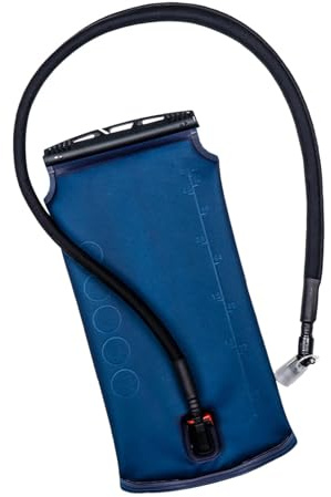 Trinkblase isoliert, Wasseraufbewahrungstasche, 2,5 l wiederverwendbares Wasser, faltbare Wasserblase in Lebensmittelqualität, Wasserbehälter, Rucksack, Trinkblase zum Laufen, Radfahren, Trinkblase