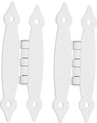 iplusmile Antique Hinges for Doors 2pcs Box Hinges Vintage Bronze Sturdy Iron Construction