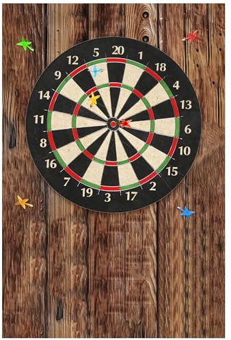 KEAGAN Holzmaserung Dartscheibe Wandschutz Surround Wandschutz Filz Wandschutz Dart Selbstklebend Gespleißt Wand Surround Board Dartscheibe Backing Filz Wandfliesen Kork Board