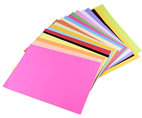Erlliyeu Buntpapier Farbigen A4 Kopierpapier Papier mehr (20 Color -600pcs)