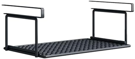 Almacenamiento debajo del estante, estante resistente con cajón extraíble y bandeja para zapatos, cestas escalonadas que ahorran espacio, perfectas para el hogar y el armario