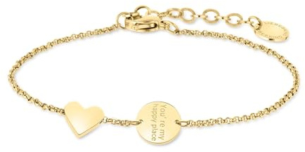 LIEBESKIND BERLIN Damen Schmuck Halskette und Armband aus Edelstahl - Silber, Gold, Roségold, Schwarz – verstellbar – Geschenkidee