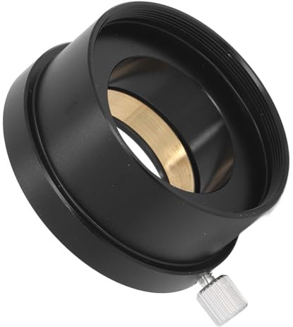 Fabater 2 Zoll Bis 1,25 Zoll Teleskop-Okularadapter, Metall-Teleskop-Okular-Montageadapter, Zubehör für Okular-DSLR-Kamera mit Schützendem Messingring