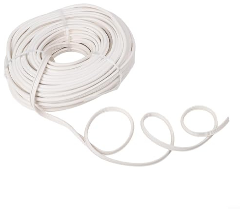 Lapiglo 120ft Pool Liner Lock In-Ground & Above Ground Pools, T-Shape Bead Retainer with 3-Row Barbs, White Plastic Track Secure Liner Installation(1pc)