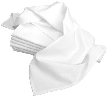 Aunt Martha's Geschirrtücher, 83 x 96 cm, 7 Stück, Weiß