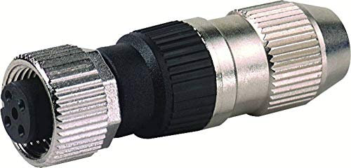 Murr ELEKTRONIK 7000-12601-0000000 Murr ELEKTRONIK 7000-12601-0000000 Direct Replacement for 7000-12611-0000000, 4-5.1 MM, Female, M12 AXIAL, 20-24 AWG, 4-PIN, Connector
