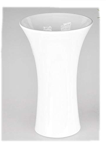 Formano Bechervase 22 cm Brillant-weiss