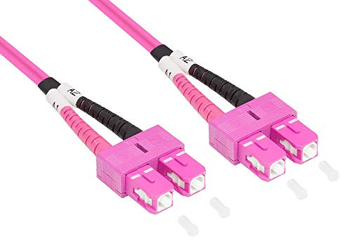 Patchkabel LWL Duplex OM4 (Multimode, 50/125) SC/SC, 0,5m, Good Connections®
