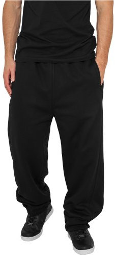 Urban Classics Sweatpant / Herren Jogginghose black in Größe: 4XL + Original Bandana gratis