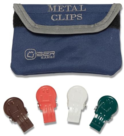 Uber Games Croquet Metal Clips - 2nd Colours - with bag