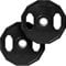 BodyRip 2 x 10kg Olympic Polygonal Weight Plates Black