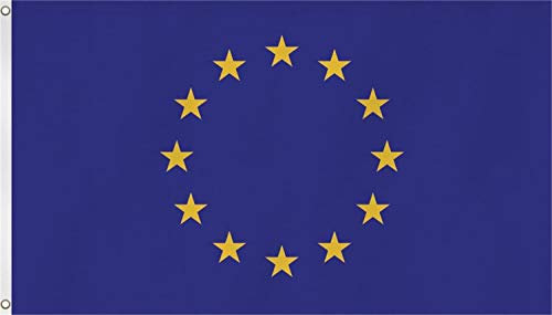 normani XXL Flagge Fahne, genäht in 150 x 250 oder 300 x 500 cm Farbe Europa Größe 150x250