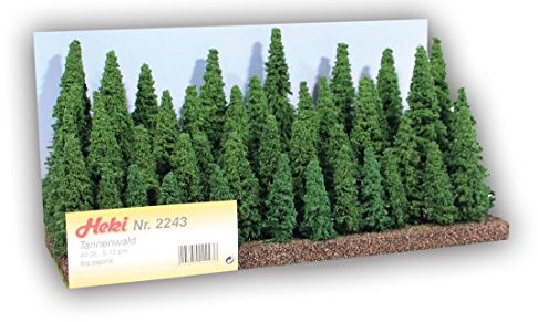 HEKI 2243 Kiefernwald, 40 Stück, Höhe: 12 cm, Mehrfarbig, M