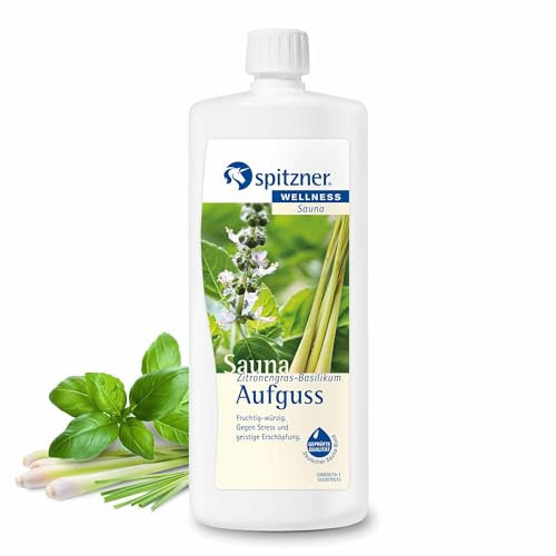 Spitzner Saunaaufguss - Zitronengras-Basilikum 1L