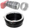 Fotasy Manueller EF-zu-E-Mount-Adapter, Canon EF/EF-S Objektiv auf Sony E-Mount, kompatibel mit Sony a7, a7R, a7S, a7 II/III/IV, a9, a9II, a7C, Alpha 1, a6600, a6500, a6400, a6300