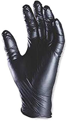Nitrilhandschuhe ungepudert, Kurzzeitgebrauch, schwarz, 100 St Gr.8(M)