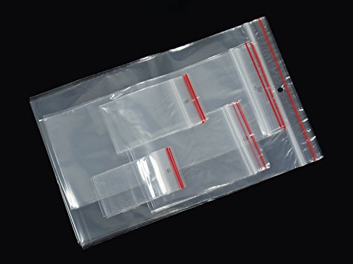 100 Stück Druckverschlussbeutel Zipbeutel transparent 180x250mm