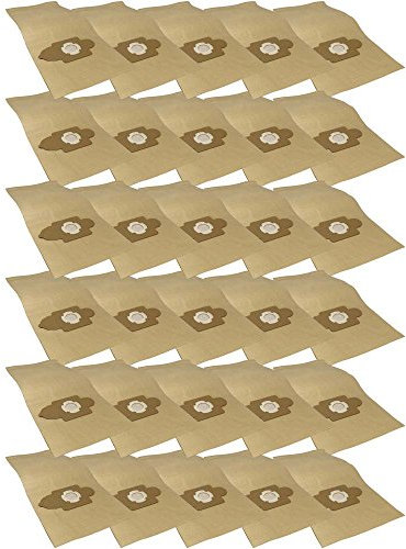 30 Industrie- Baustellen- Gewerbe- Heavy Papier Staubsaugerbeutel kompatibel für Kärcher NT 361 Eco …