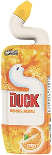 Duck Toilet Cleaner Liquid, Sanitiser and Descaler, 750 ml, Citrus