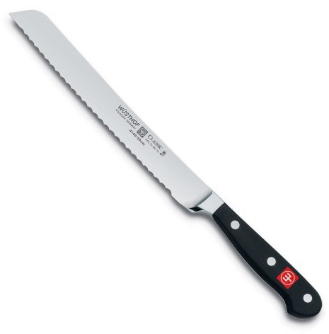 Wüsthof 4149 20cm Brotmesser Classic Wellenschliff Vanadium Stahl Gemüsemesser Früchtemesser
