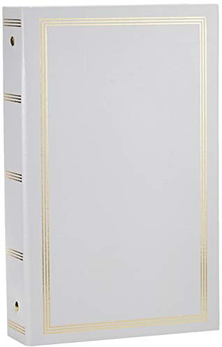 3-Ring Photo Album 300 Pockets Hold 4x6 Photos, White
