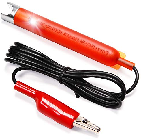 Powerbuilt Spark Plug Wire Tester, Inductive Design with Light Indicator for Quick Electrical Current Detection, Diagnose Ignition Issues Easily - 648429