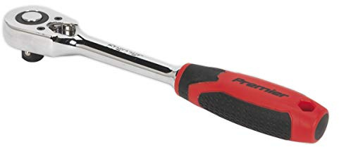 Sealey Ak8948 Ratchet Wrench 1/2Sq Drive Pear-Head Flip Reverse