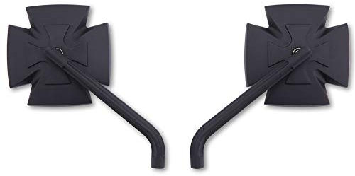 HIGHSIDER Spiegel IRON CROSS schwarz eloxiert