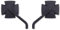 HIGHSIDER Spiegel IRON CROSS schwarz eloxiert