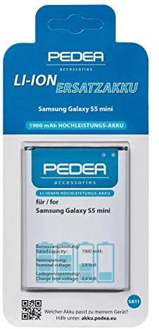 Pedea Akku 1900 mAh Li-ion für Samsung Galaxy S5 Mini