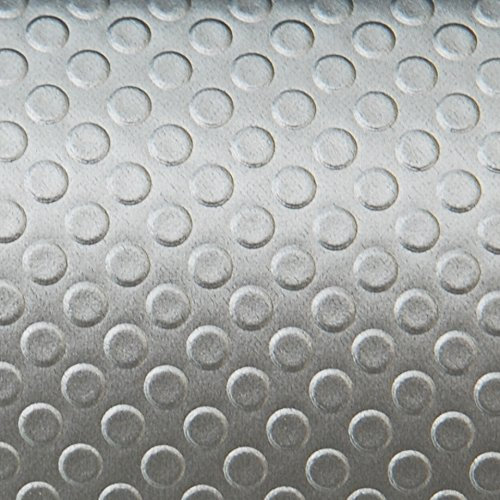 3 x Schubladenmatten von Adsamm® / stabile Antirutscheinlage mit 1.2 mm Stärke in Silber / 48 x 200 cm zum Zuschneiden/langfristiger Schutz für Laden, Fächer in Küche und Büro