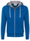 Hakro Kapuzen-Jacke Bonded, 455, royal/silber, 3XL