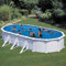 Gre - Piscina acero blanca - redonda 730x375x132 cm