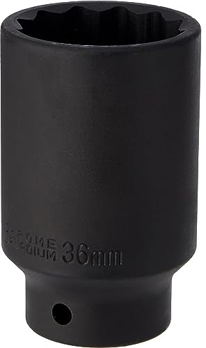 Autojack Deep Impact Socket 1/2 36mm 12-Point Square Drive Metric