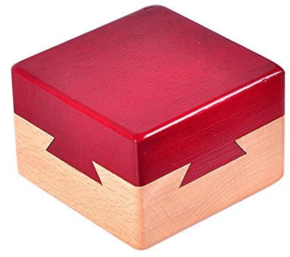 Zernnis Wood Magic Puzzle Brain Teaser Lock Box für Intelligence Games