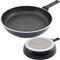 BARGAINS-GALORE New 26CM Aluminium Non Stick Forged Marble Coated Cooking Frying PAN Kitchen Tool Cook | Dual Layer Coating, USE Little to NO Oil