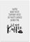 TypeStoff Kunstdruck, Poster mit Spruch – ICH MAG KAFFEE – Typografie-Bild auf hochwertigem Karton - Plakat, Druck, Print, Wandbild - KD-00253-M