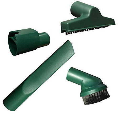 MohMus Set di Accessori per Aspirapolvere - Spazzola mobili + Bocchetta tappezzeria + Bocchetta Fessure + Adattatore - Adatti per Vorwerk Kobold Folletto VK 130, 131, 135, 136, 140, 150, 200