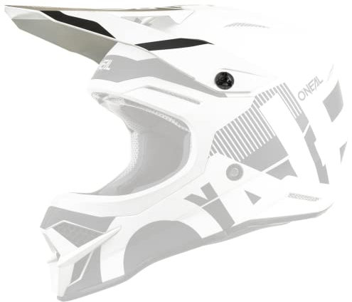 O'NEAL | Ersatzschirm Motocross-Helm | Motocross MX | Ersatzschirm für den 3SRS Helmet Vertical V.22 | Visor 3SRS Helmet Vertical V.22 | Erwachsene | Schwarz Weiß