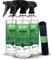 Bio-Chem - Spray nettoyant cuisine 3 x 750ml + chiffon en microfibres - nettoyant inox plaque induction céramique, évier - Produit menager entretien maison degraissant cuisine