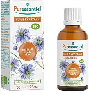 Puressentiel - Huile Végétale Nigelle - Bio - 100 pourcent pure et naturelle - 50 ml