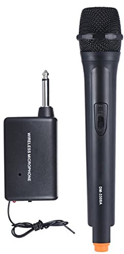 Sasuori Wireless Microphone Handheld Unidirectional Dynamic Voice Amplifier for Karaoke Meeting Ceremony