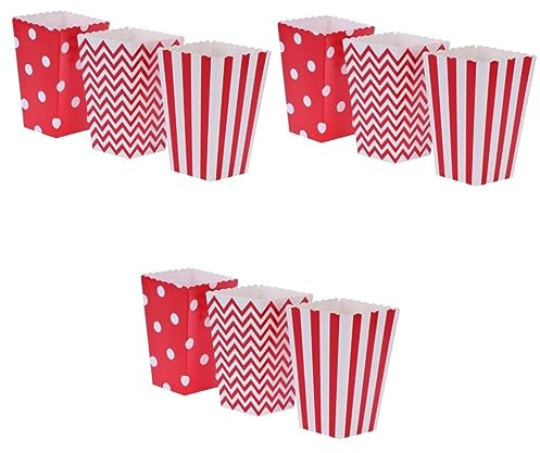 HOMSFOU 144 Stk Popcorn-karton Party-süßigkeiten-kartons Schokoriegel Tasche Partytasche Europäisch Und Amerikanisch Buffet