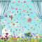 9 Blatt Fensterbilder Frühling Selbstklebend Doppelseitig Blumen Schmetterling Fensterdeko Wiederverwendbar Fensterbilder Kinder Fenster Aufkleber Deko Frühling Sommer für Glas (Farbe B)