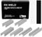 RX WELD 3000 Stück Kunststoff-Schweißklammern, 20 Stück Kunststoff-Schweißstäbe (TPO TEO PP), Hot Staples Kit Reparatur für Auto-Stoßstangen, Kajaks, Kunststoffeimer, Plastikspielzeug, Kunststoff DIY