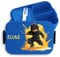 Kinder Bento Box Midi Lunchbox für Mepal Bentobox - Ninja Schattenkrieger Kampfstil - 900 ml - Blau - jausenbox junge schule brotbox brotdose vesperbox brotzeitbox brotbüchse brotdosen schulbox