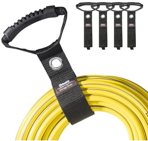 ColumPRO 4PCS 17 Inches Heavy-Duty Garage Storage Strap with Cable Organizer Easy to Carry, Hang and Cable Tidy, Organization for Home or Garage.