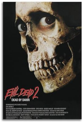 Filmposter The Evil Dead, Kunstdekoration, Wandposter, Dekoration, Innenposter, Druck, Dekoration, Bar, Restaurant, Dekoration, Ästhetik, Poster, Wohnzimmer, 30 x 45 cm, ungerahmt